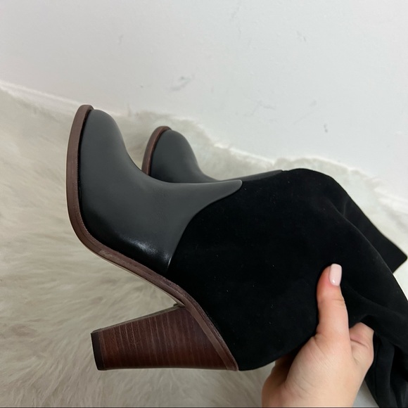 NWB Splendid Sullie Suede Leather Heel Riding Knee High Boots - Picture 13 of 15